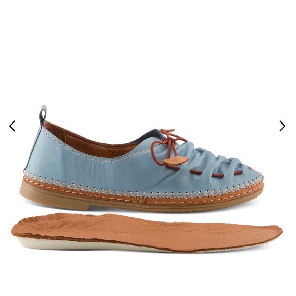 Spring Step Blue BERNA Shoes - Picture 2 of 10